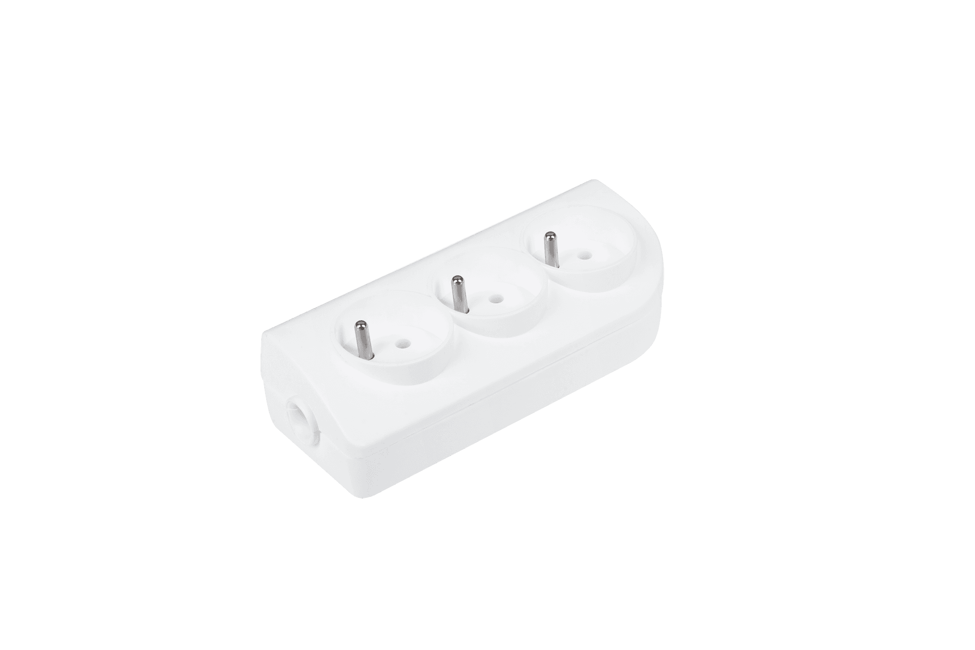ELGOTECH Razdelilec vtičnic GN-30, 3x šuko, bela