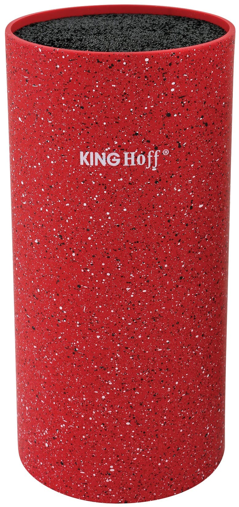 Kinghoff blok za nože 11x22 cm, rdeč marmor