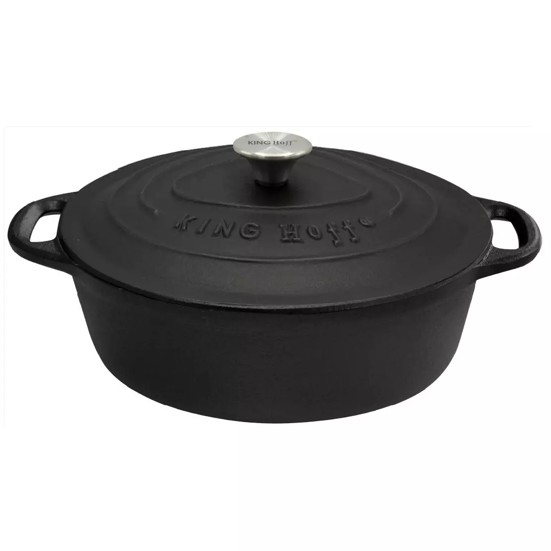 Pekač (brytfanka) 6,2 l, kovano železo, črn, Kinghoff