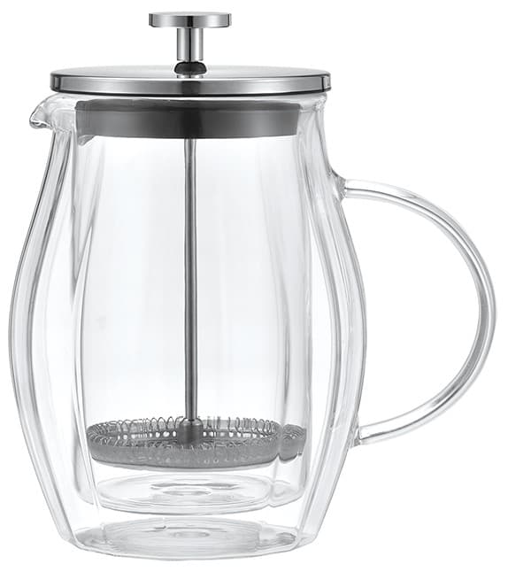 Batna posoda za kavo/čaj Klausberg, steklena, 0,60l