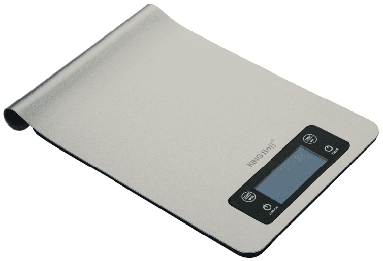 Kuhinjska tehtnica, srebrna, 5 kg, KING Hoff (+TIMER)