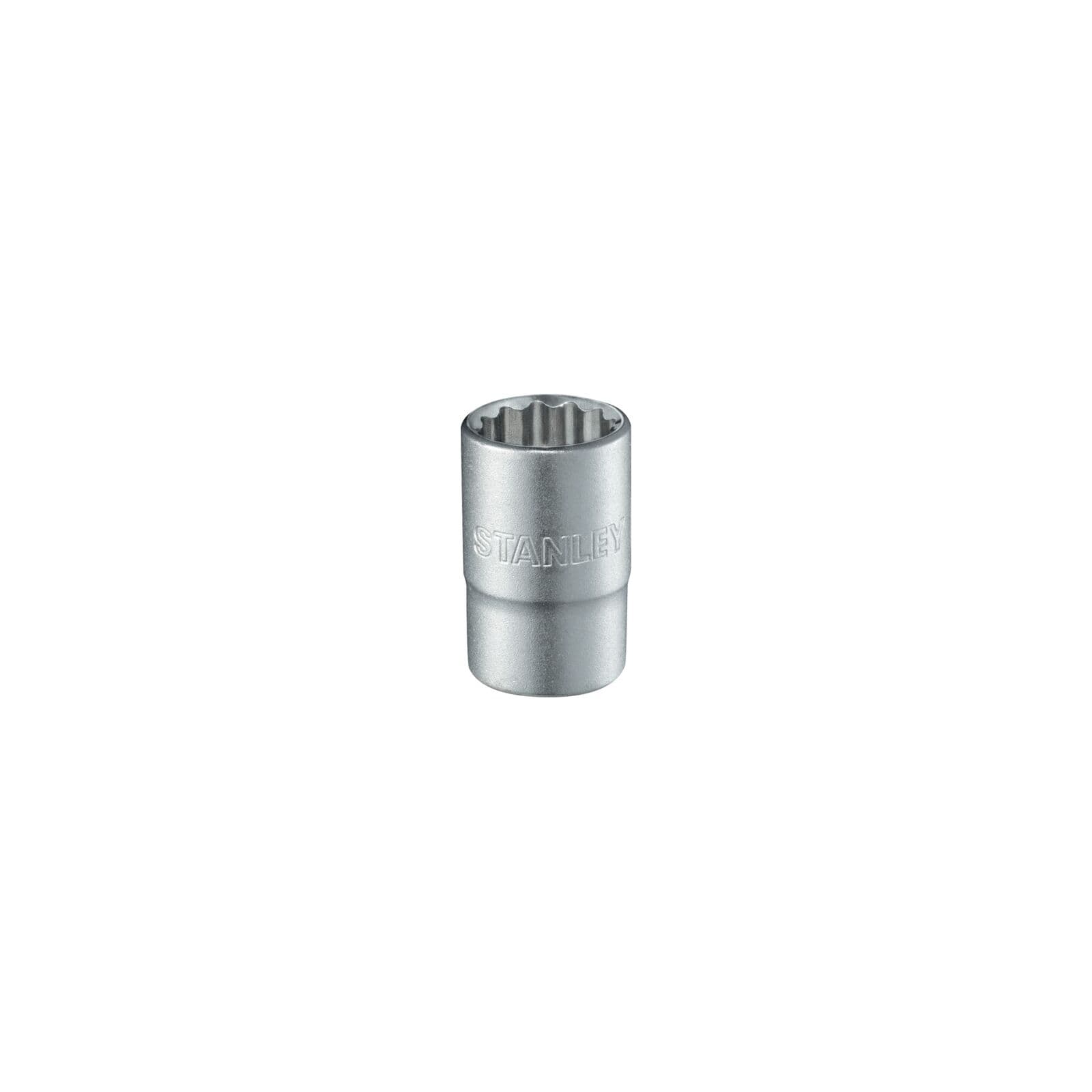 Stanley nasadni ključ 1/2", 12 toč, 14 mm, mat