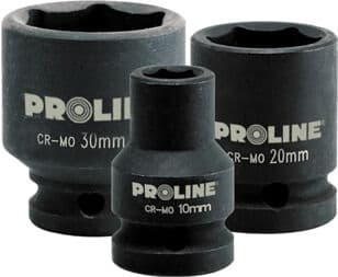 Udarna nasadna glava Proline 3/4" 36 mm, Cr-Mo, 6-kotna