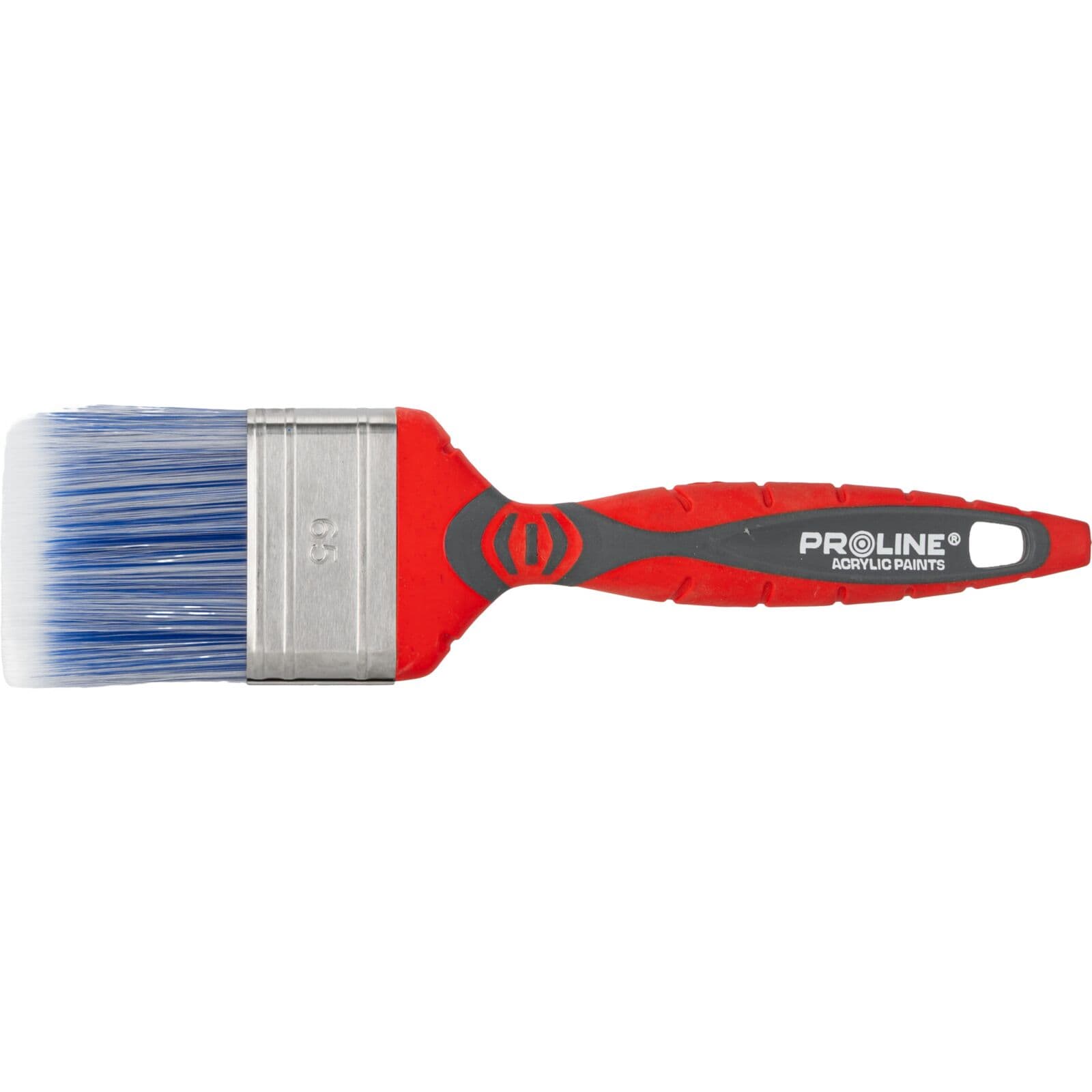 Proline Płaski čopič premium 65 mm, ročaj 2K-TPR, nerjavno jeklo, akril