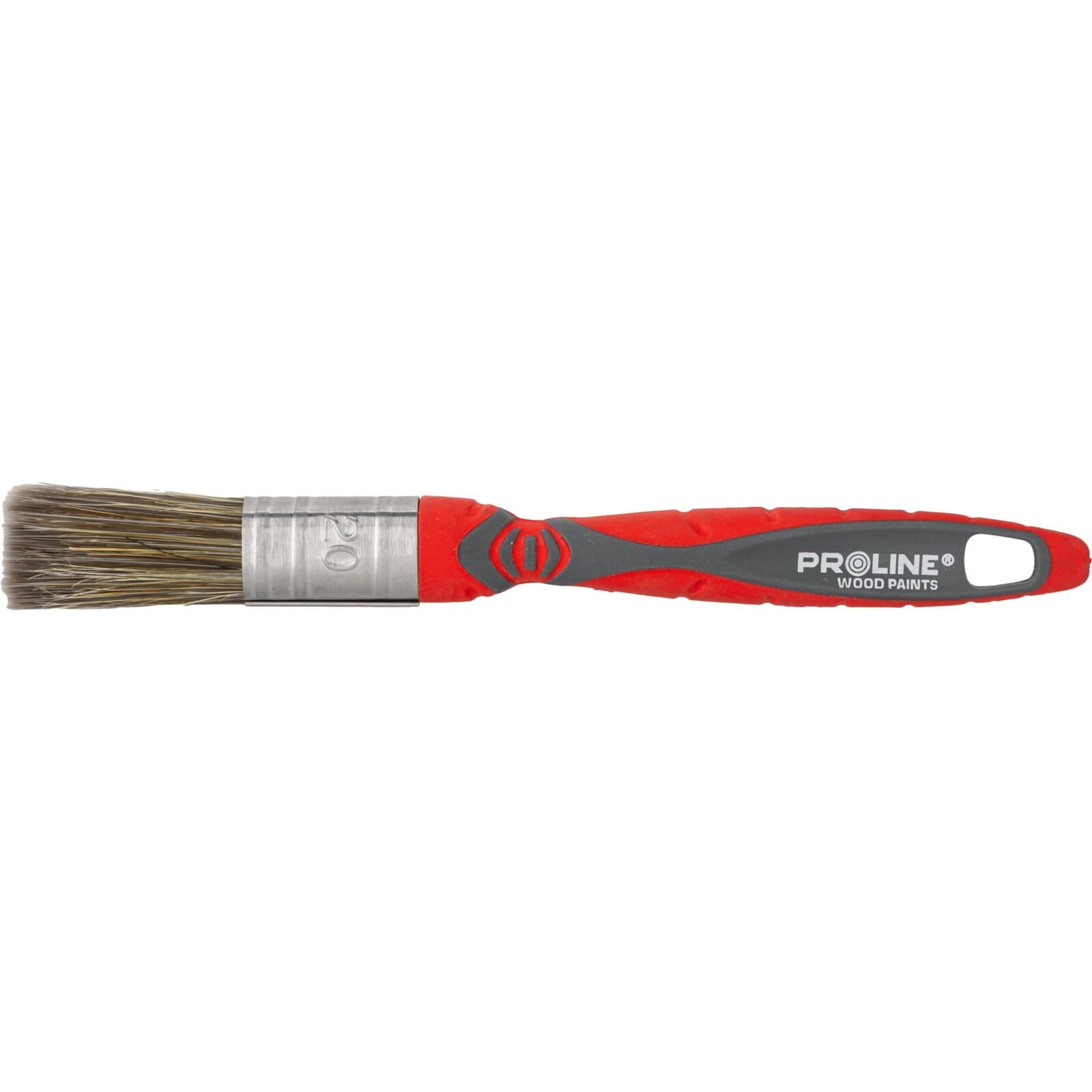Proline Płaski čopič premium 20 mm, ročaj 2K-TPR, nerjavno jeklo, za les