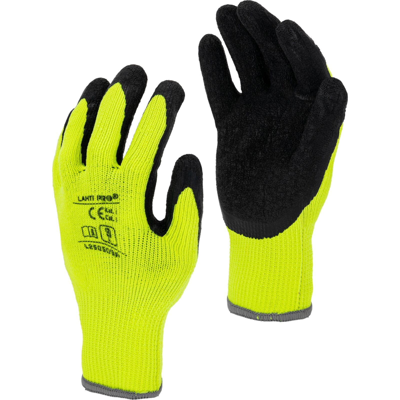 Lahti Pro Fluorescentne ogrevane rokavice, rumene, vel. 11 (12 parov)