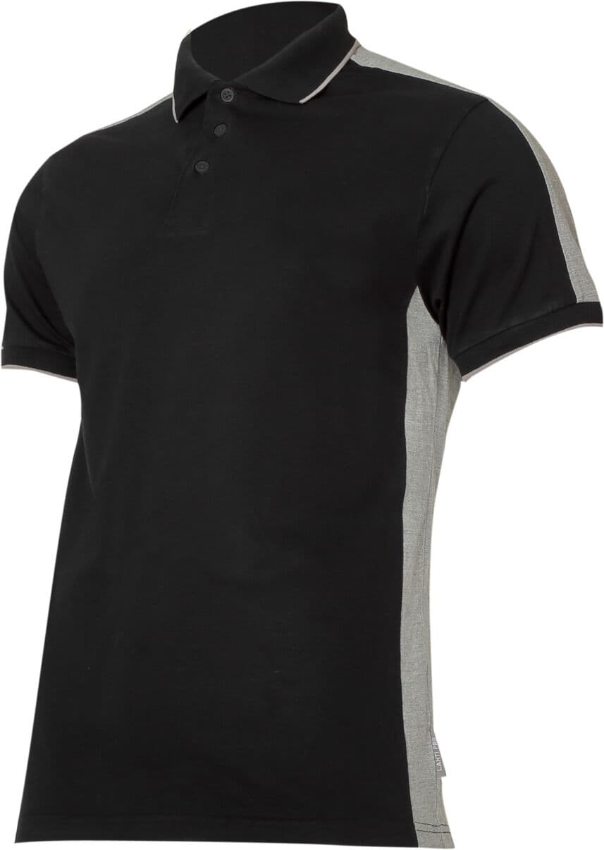 Polo majica Lahti Pro, črno-siva, 190g/m2, L