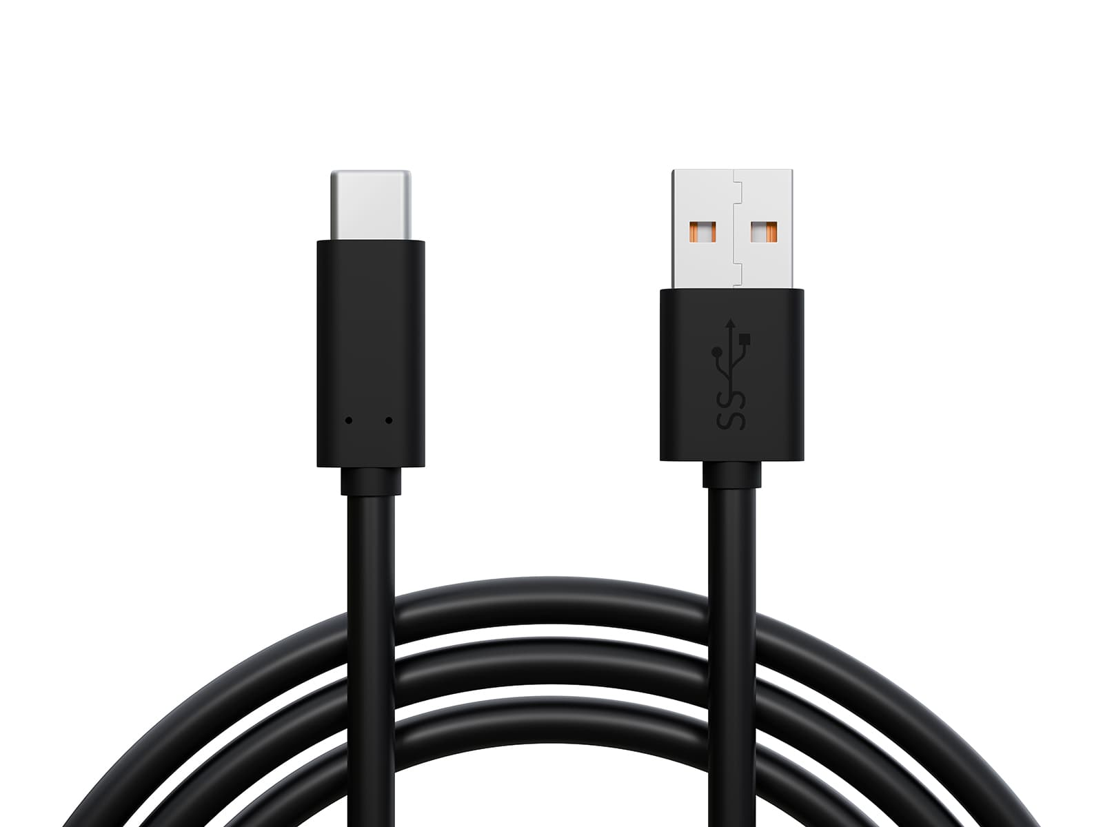 Blow USB-A 3.0 na USB-C kabel, 2m, črn