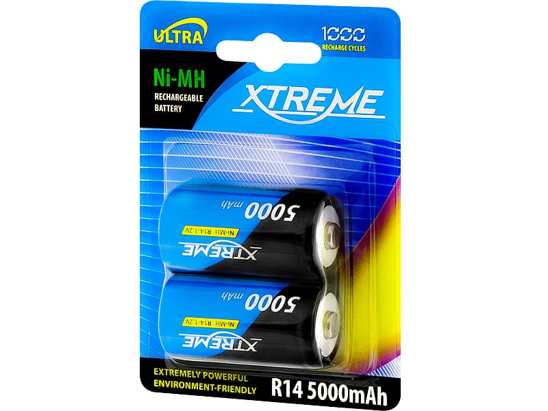 Blow Xtreme R14 Ni-MH akumulator, 5000mAh, 2 kosi