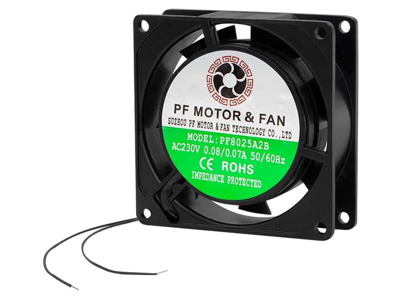Blow Ventilator 80x25mm 230V AC, kroglični ležaj