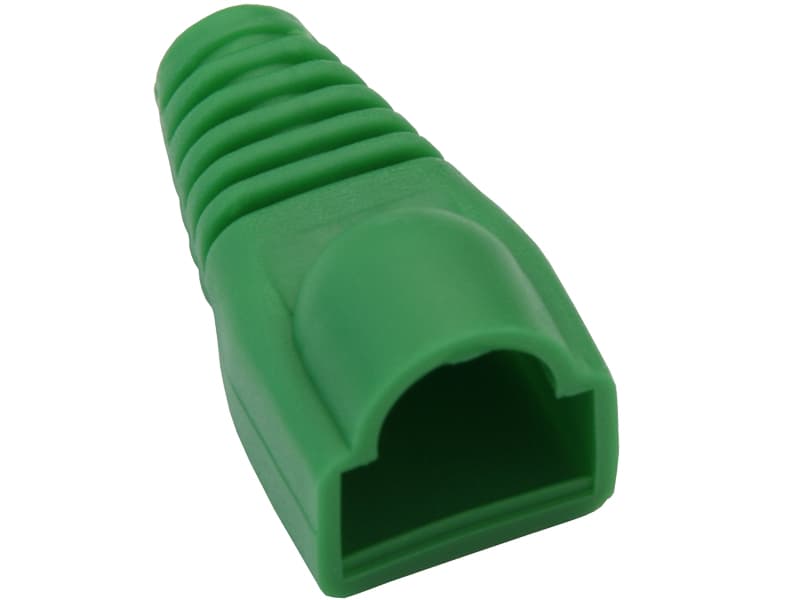 Gumijasti pokrov za RJ45 konektor Blow, zelen, 50 kosov